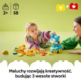 Конструктор LEGO DUPLO 10448 Зверушки на колёсах 3 в 1 — фото 5