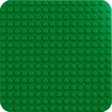 Строительная пластина LEGO DUPLO 10460 Зелёная — фото 4