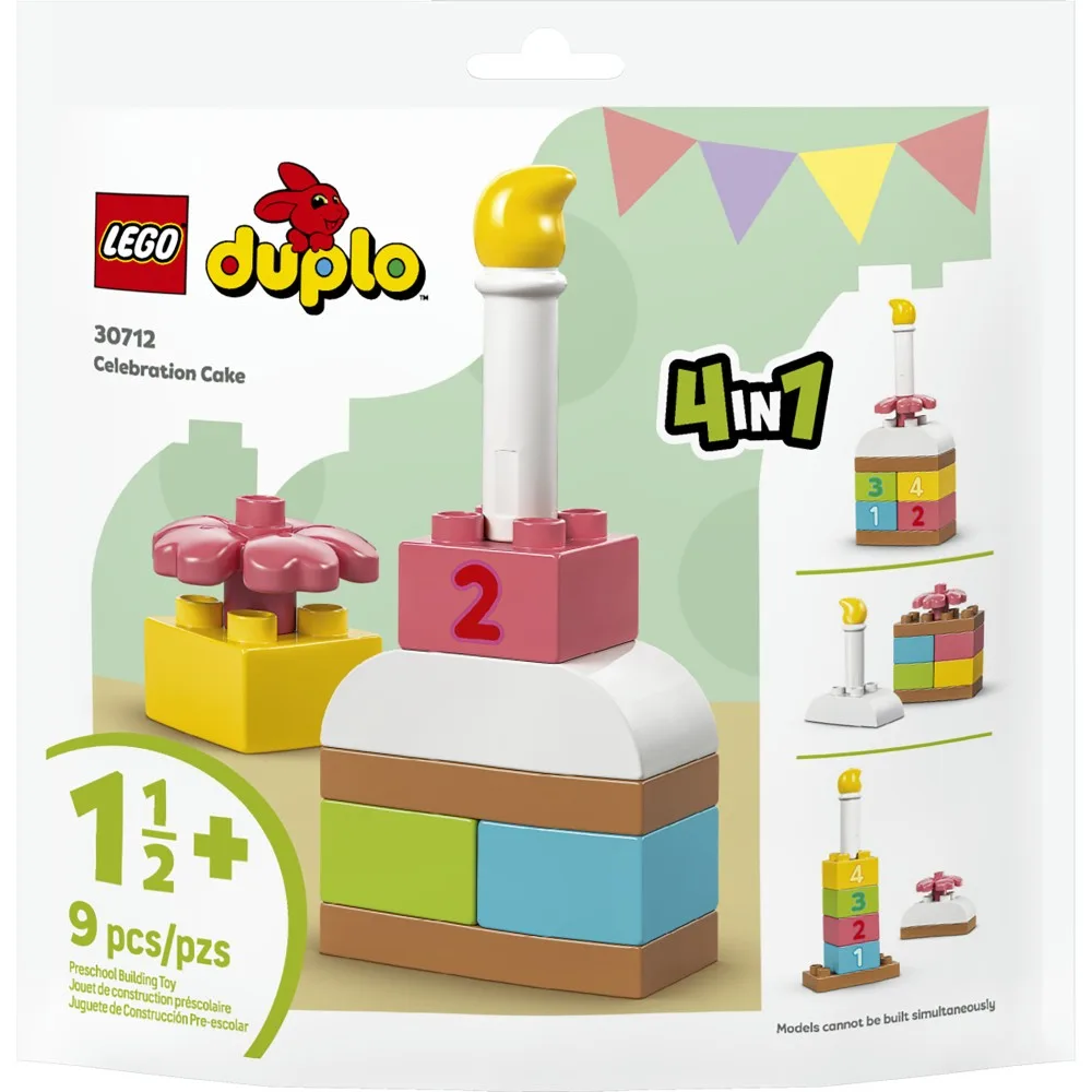 Конструктор LEGO DUPLO 30712 Торт арт. 30712 9 дет. для малышей