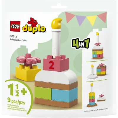 Конструктор LEGO DUPLO 30712 Торт арт. 30712 9 дет. для малышей