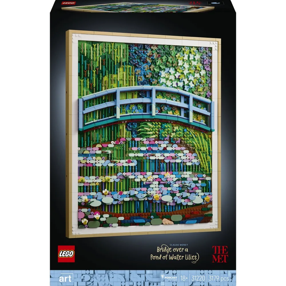 Конструктор LEGO Art 31220 Клод Моне — Мост над прудом с кувшинками