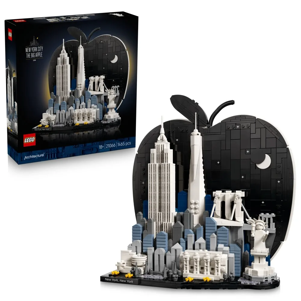 Конструктор LEGO Architecture 21066 Нью-Йорк — Большое Яблоко