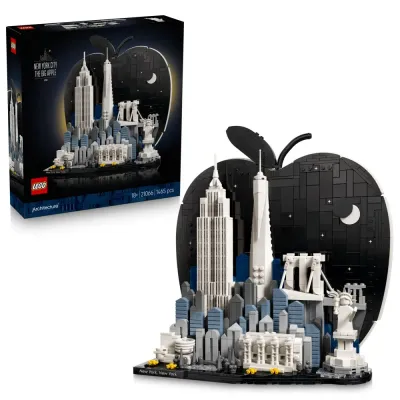 Конструктор LEGO Architecture 21066 Нью-Йорк — Большое Яблоко