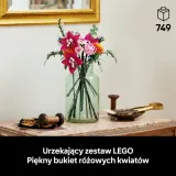 Конструктор LEGO Botanicals 10342 Прекрасный букет из розовых цветов — фото 5