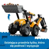 Конструктор LEGO City 60480 Жёлтый экскаватор-погрузчик — фото 3