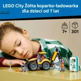 Конструктор LEGO City 60480 Жёлтый экскаватор-погрузчик — фото 4