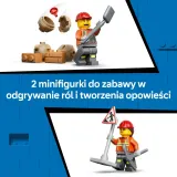 Конструктор LEGO City 60480 Жёлтый экскаватор-погрузчик — фото 5
