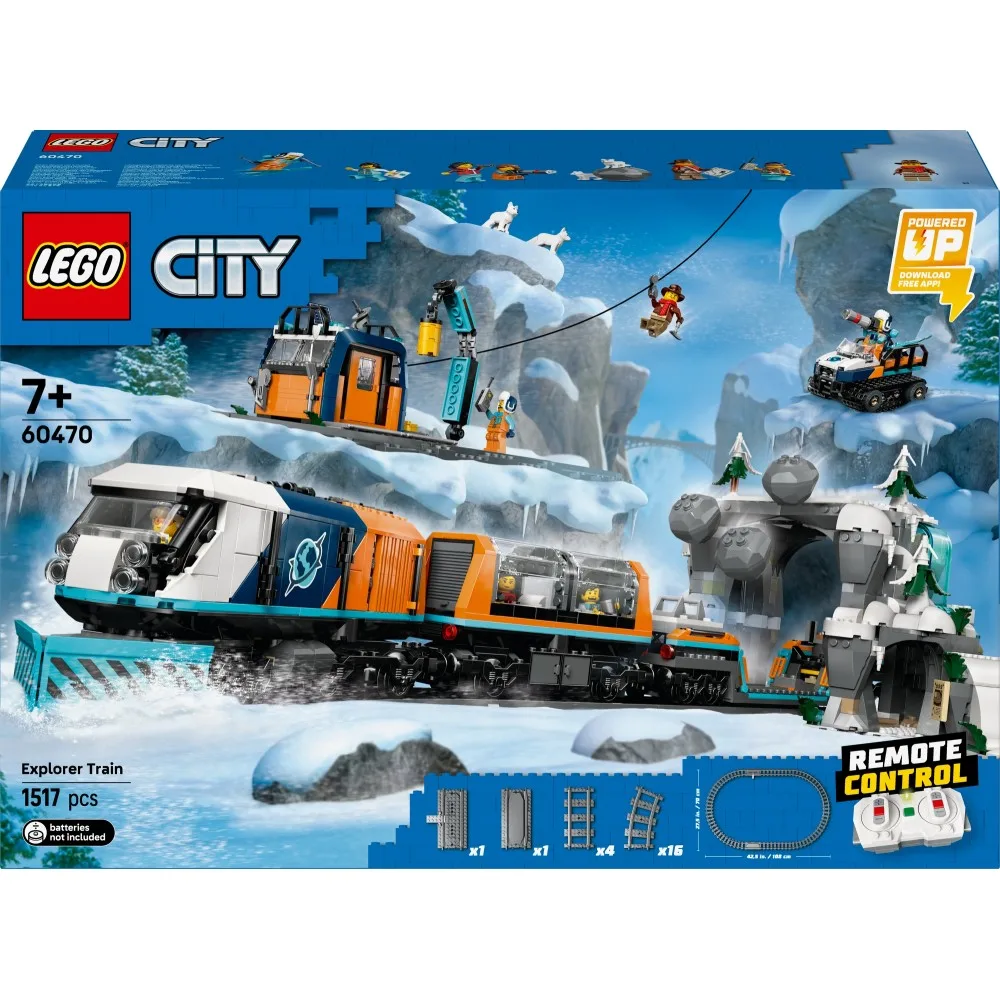 Конструктор LEGO City 60470 Полярный экспресс арктических исследователей