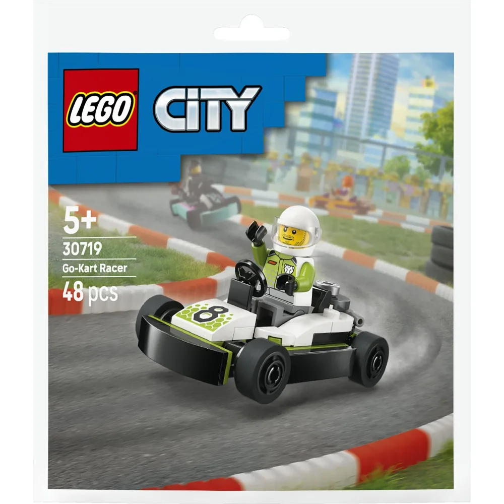 Конструктор LEGO City 30719 Гоночный карт арт. 30719 48 дет