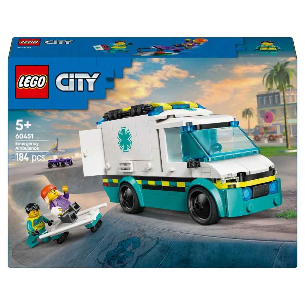 Конструктор LEGO City 60451 Скорая помощь