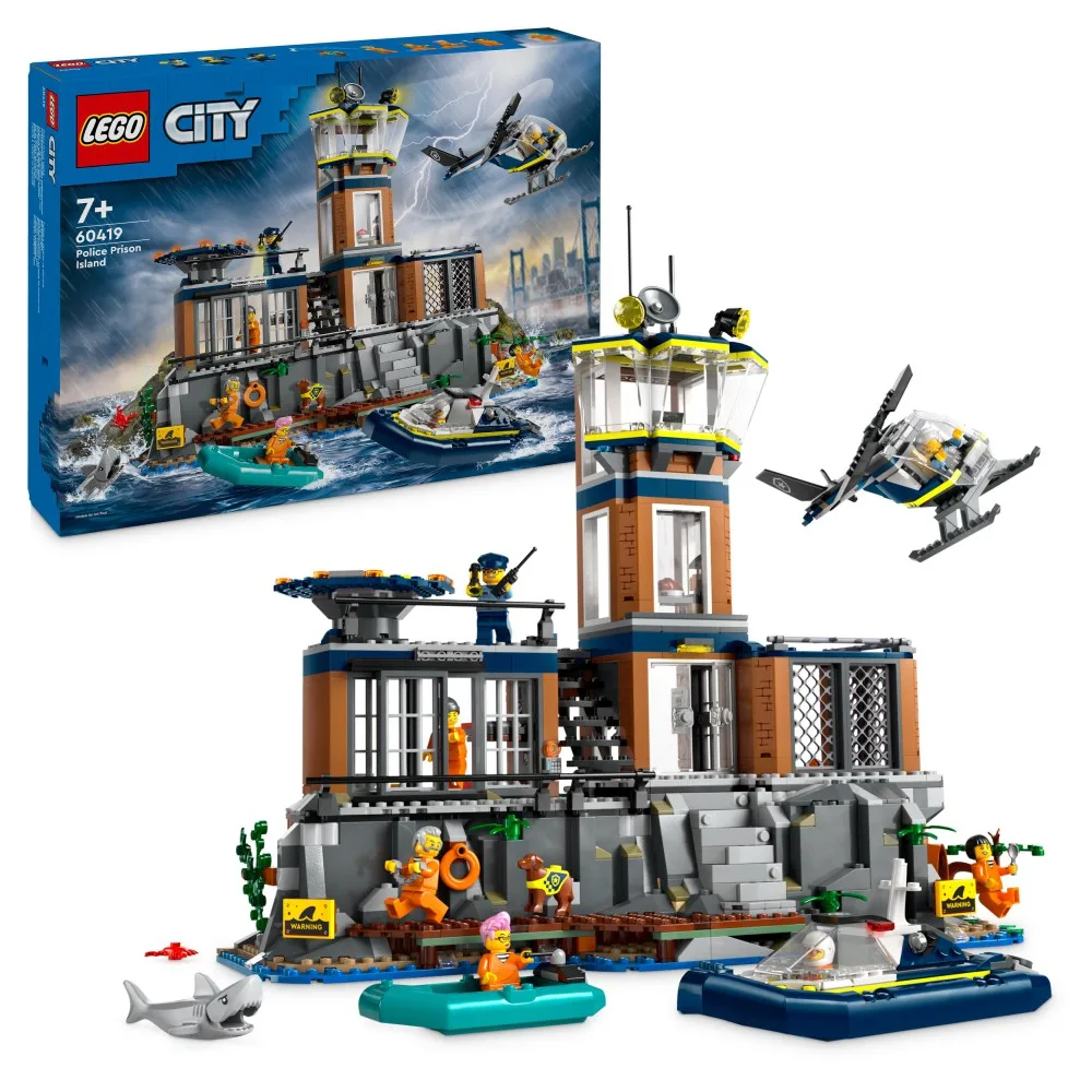 Конструктор LEGO City 60419 Полиция острова-тюрьмы