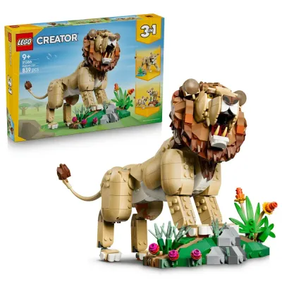 Конструктор LEGO Creator 31386 Дикие животные: Гордый лев 3 в 1