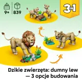 Конструктор LEGO Creator 31386 Дикие животные: Гордый лев 3 в 1 — фото 3