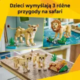 Конструктор LEGO Creator 31386 Дикие животные: Гордый лев 3 в 1 — фото 4