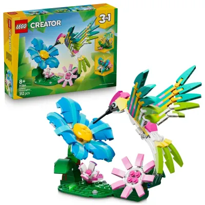 Конструктор LEGO Creator 31384 Дикие животные Яркий колибри 3 в 1
