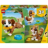 Конструктор LEGO Creator 31382 Милые зверушки Шаловливый щенок 3 в 1 — фото 4