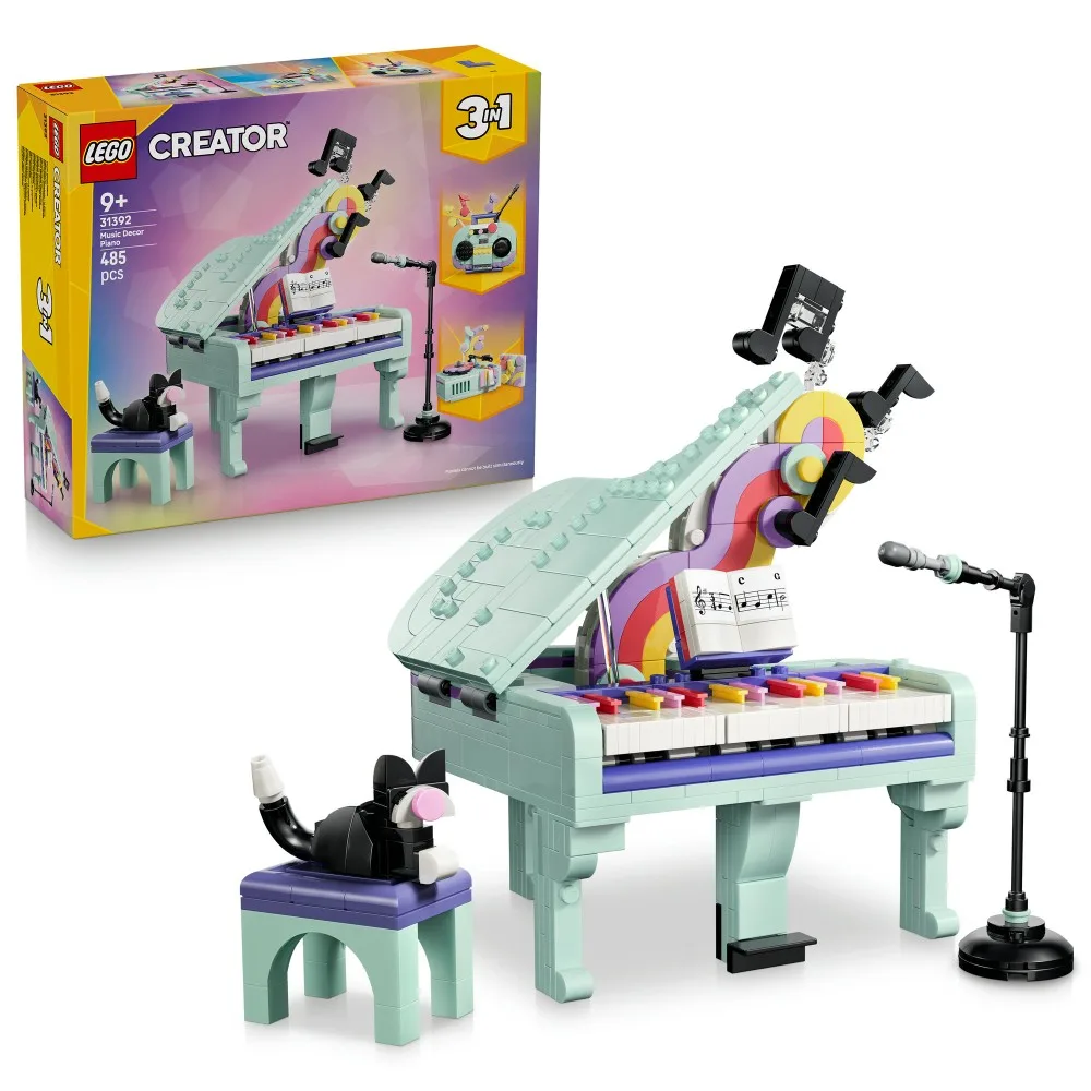 Конструктор LEGO Creator 31392 Декоративное пианино с котом 3 в 1