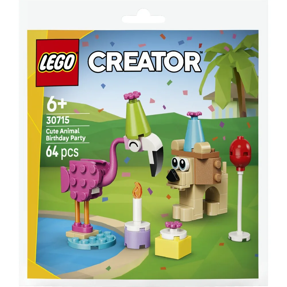 Конструктор LEGO Creator 30715 Вечеринка с зверятами арт. 30715 64 дет