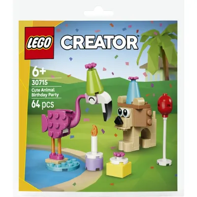 Конструктор LEGO Creator 30715 Вечеринка с зверятами арт. 30715 64 дет