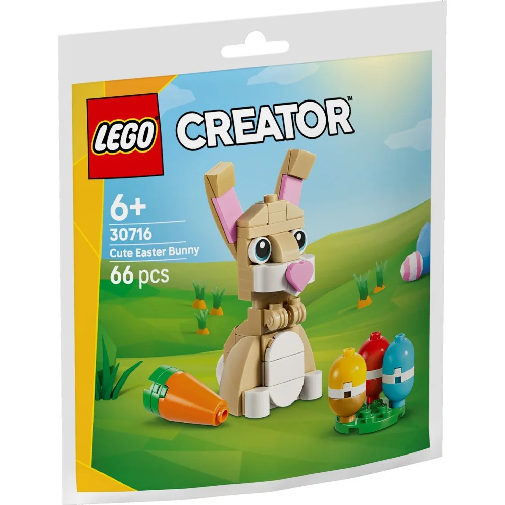 Конструктор LEGO Creator 30716 Милый пасхальный кролик арт. 30716 66 дет