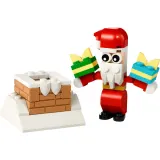 Конструктор LEGO Creator 30692 Санта-Клаус и рождественский дымоход арт. 30692 60 дет — фото 3