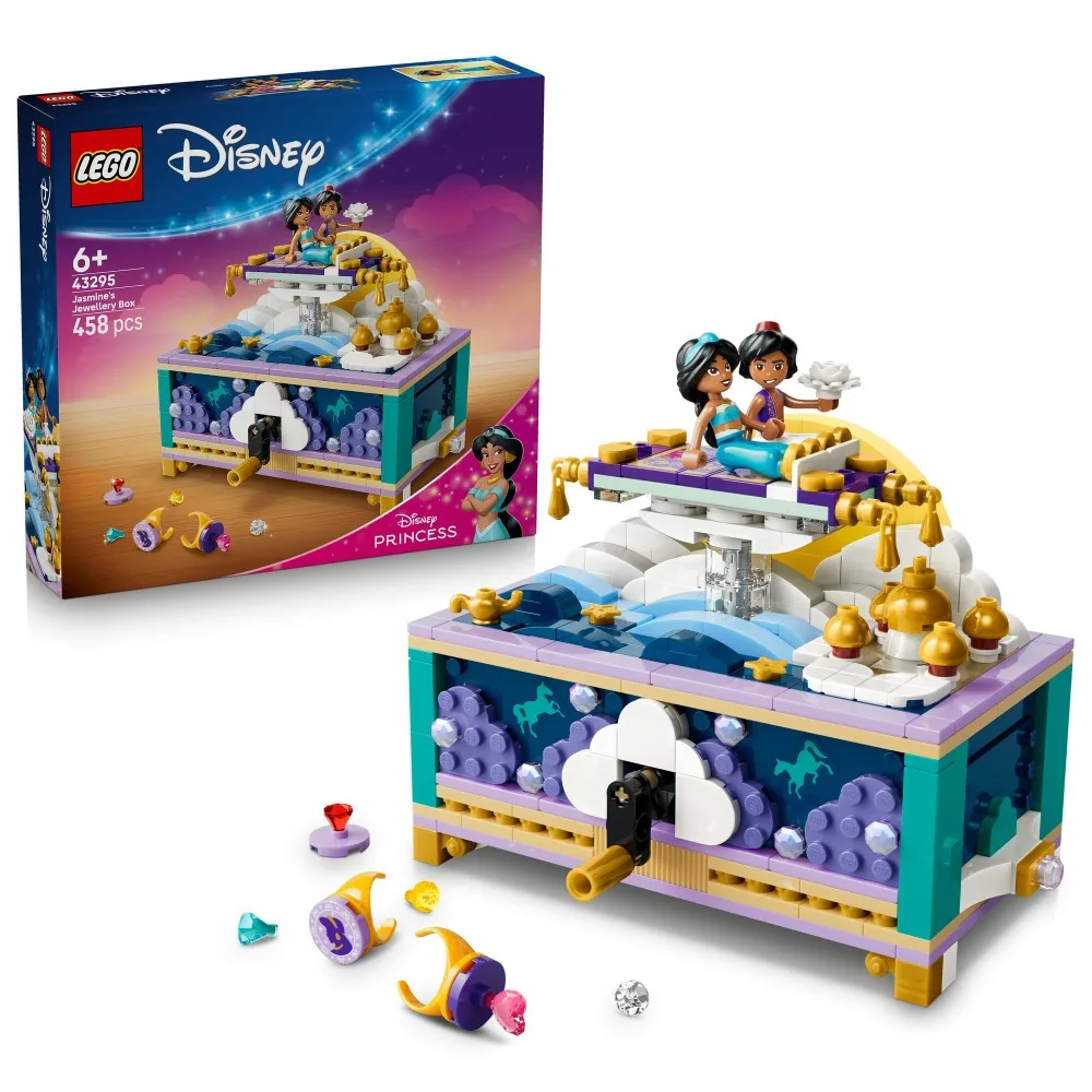 Конструктор LEGO Disney Princess 43295 Шкатулка для украшений Жасмин арт. 43295 / ЛЕГО Дисней Принцессы