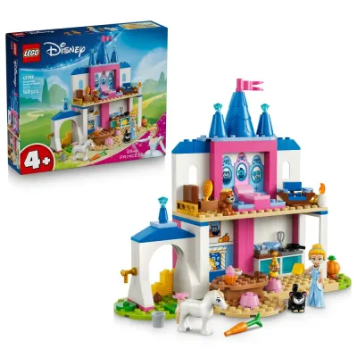 Конструктор LEGO Disney Princess 43283 Замок Золушки и её друзья-животные