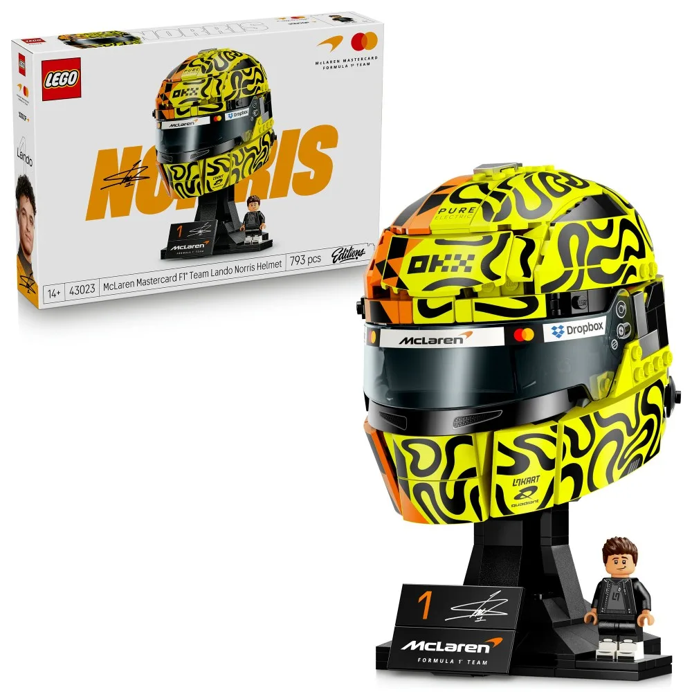 Конструктор LEGO Editions Sports 43023 Шлем Лэндо Норриса McLaren F1 Team