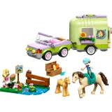 Конструктор LEGO Friends 42695 Прицеп с лошадью и жеребёнком — фото 3