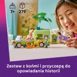 Конструктор LEGO Friends 42695 Прицеп с лошадью и жеребёнком — фото 4