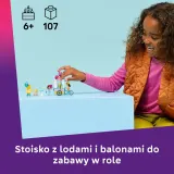 Конструктор LEGO Friends 42692 Стойка с мороженым и шарами арт. 42692 107 дет — фото 5