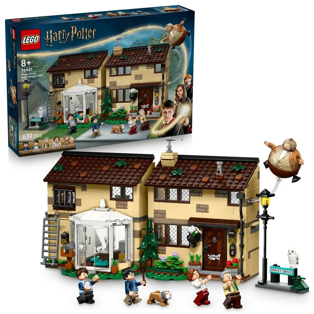 Конструктор LEGO Harry Potter 76451 Тисовая улица Визит тётушки Марджи