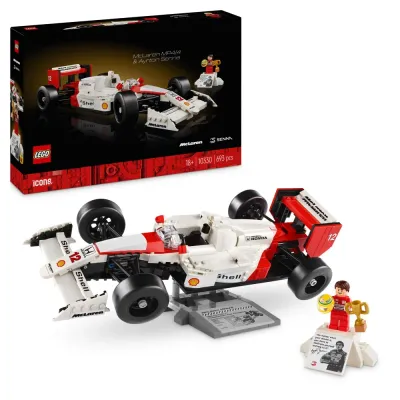 Конструктор LEGO Icons McLaren MP 103304/4 и Айртон Сенна