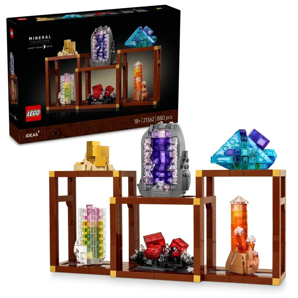 Конструктор LEGO Ideas 21362 Коллекция минералов