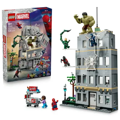 Конструктор LEGO Marvel 76350 Эпическая битва Человек-Паук против Халка