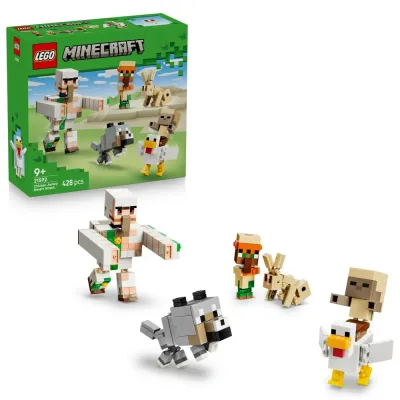 Конструктор LEGO Minecraft 21592 Атака куриного всадника в пустыне