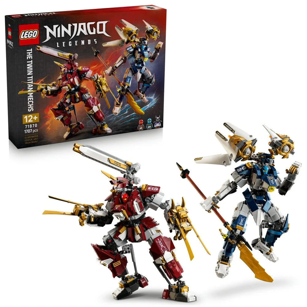Конструктор LEGO Ninjago 71870 Двойные титановые мехи