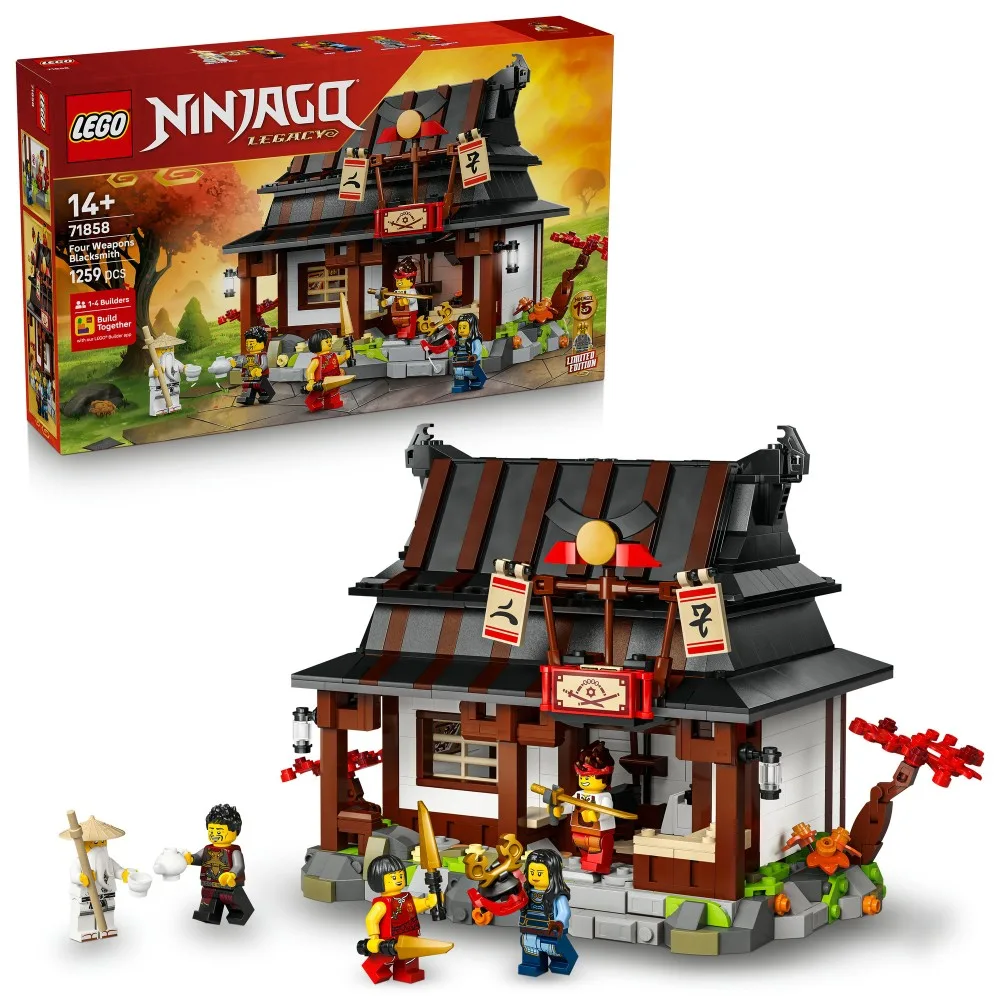 Конструктор LEGO Ninjago 71858 Кузница четырёх оружий 15-летие