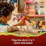 Конструктор LEGO Ninjago 71868 Трансформирующийся дракон-мех Вайлдфайр — фото 2