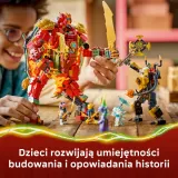 Конструктор LEGO Ninjago 71868 Трансформирующийся дракон-мех Вайлдфайр — фото 4