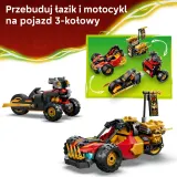 Конструктор LEGO Ninjago 71864 Многофункциональные машины Кая и Коула — фото 4