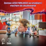 Конструктор LEGO Ninjago 71843 Дракон-мех Рога — фото 5