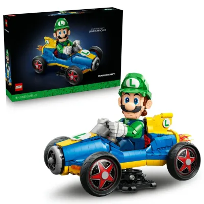Конструктор LEGO Super Mario Mario Kart 72050: Луиджи и Mach 8