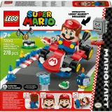 Конструктор LEGO Super Mario Mario Kart 72043 интерактивная фигурка Марио и стандартный карт — фото 2