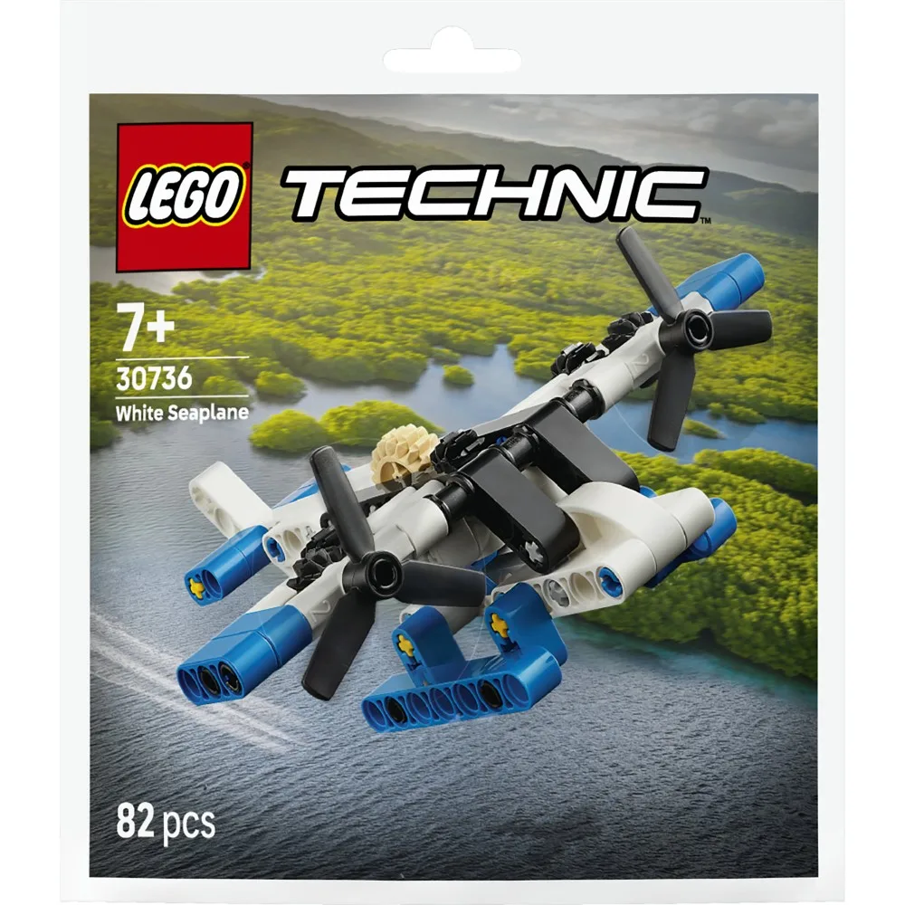 Конструктор LEGO Technic 30736 Белый гидросамолёт арт. 30736 82 дет
