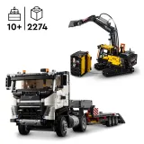 Конструктор LEGO Technic Volvo FMX 42175 и электрический экскаватор EC230 — фото 5