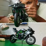 Конструктор LEGO Technic 42170 Мотоцикл Kawasaki Ninja H2R — фото 8