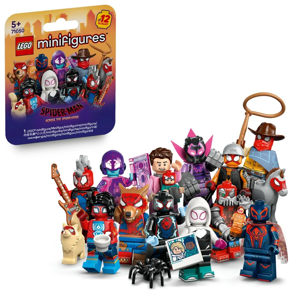 Конструктор LEGO Minifigures 71050 Человек-паук Через Вселенные арт. 71050 8 дет