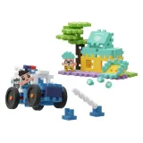 Конструктор Marioinex Mini Waffle CITY 905913 Полицейская машина и ювелирный магазин 80 деталей — фото 2