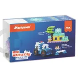 Конструктор Marioinex Mini Waffle CITY 905913 Полицейская машина и ювелирный магазин 80 деталей — фото 3